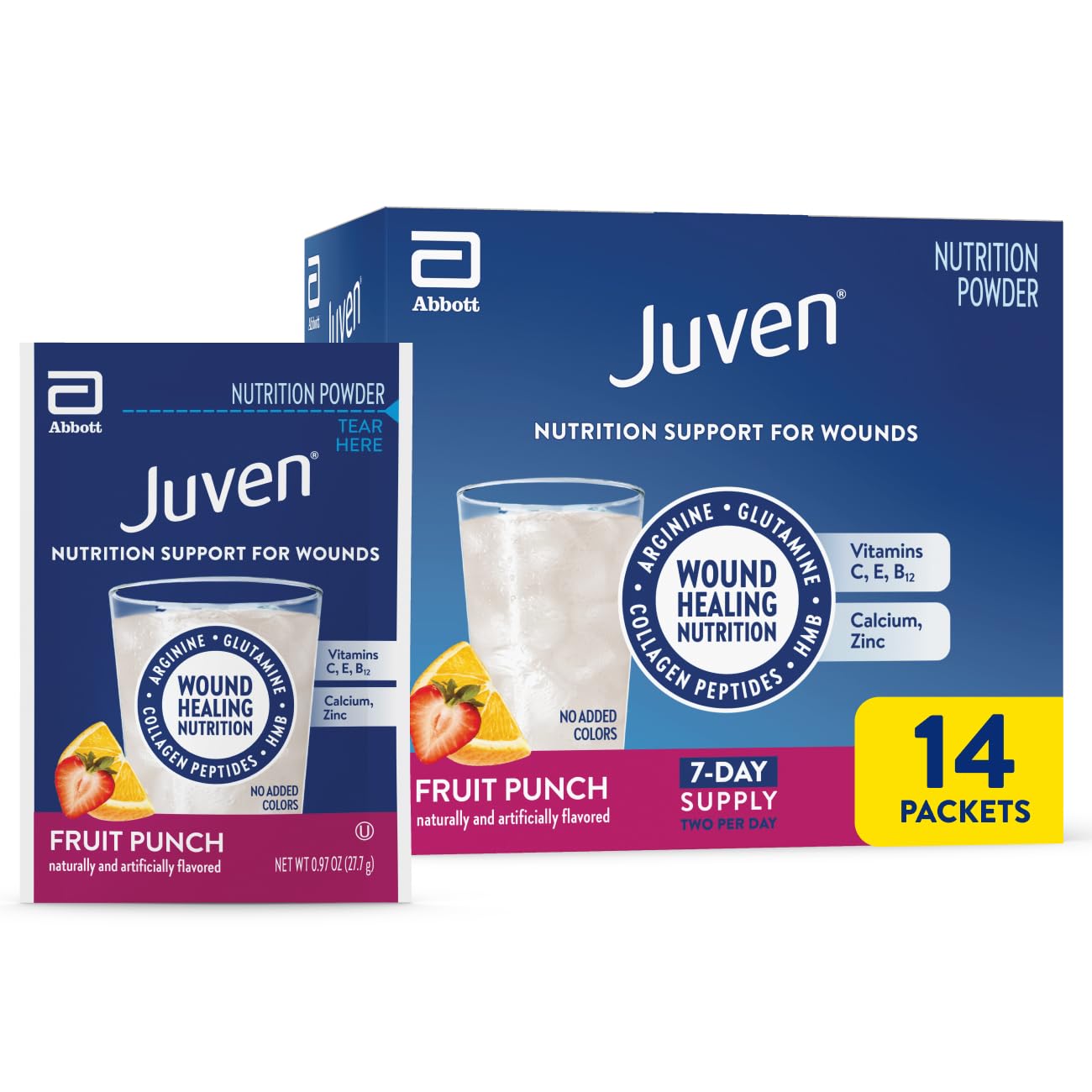 Juven Nutrition Support for Wound Healing, Pineapple Coconut, 14ct