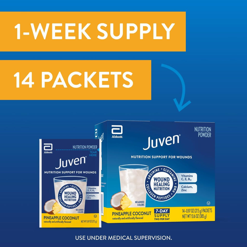 Juven Nutrition Support for Wound Healing, Pineapple Coconut, 14ct