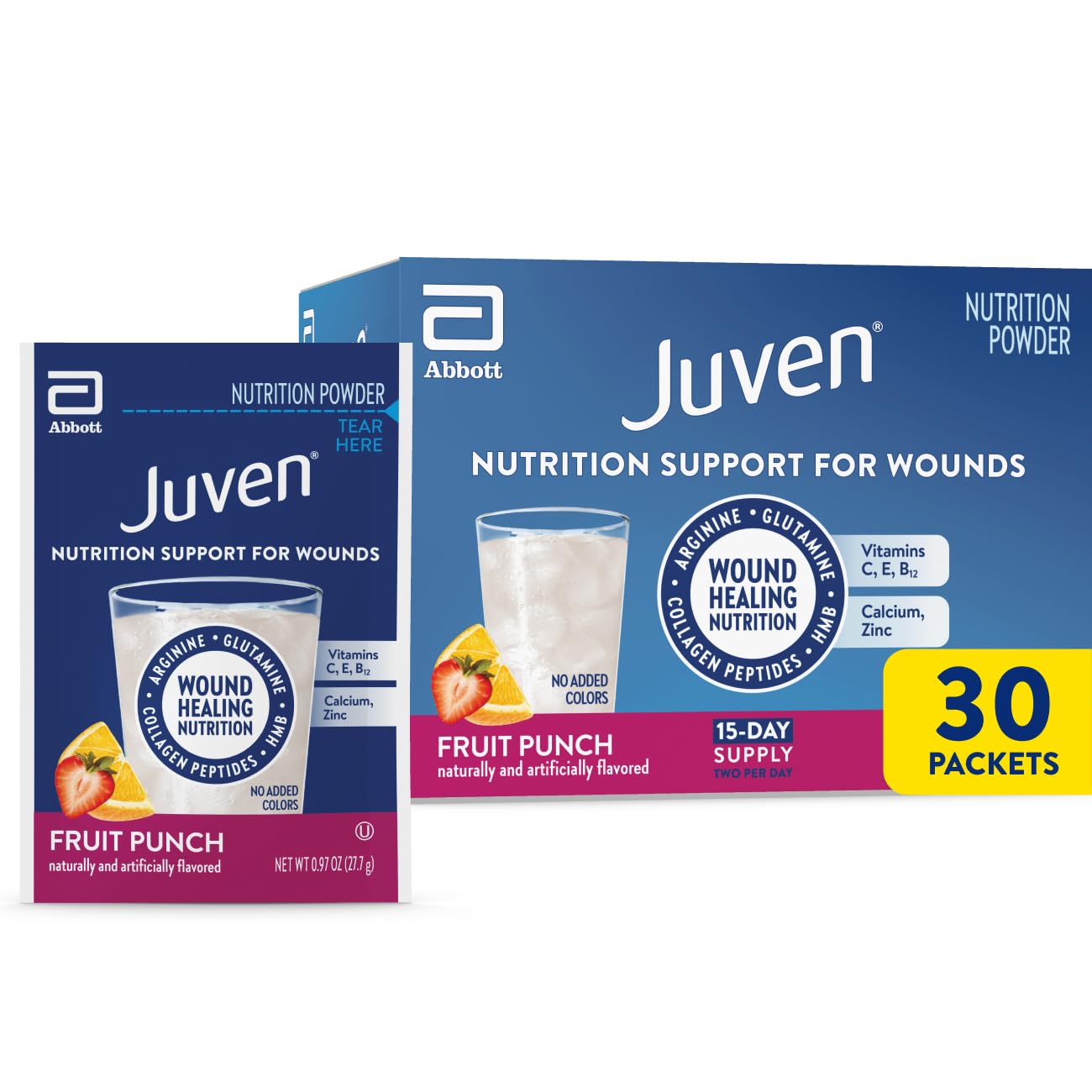 Juven Nutrition Support for Wound Healing, Pineapple Coconut, 14ct