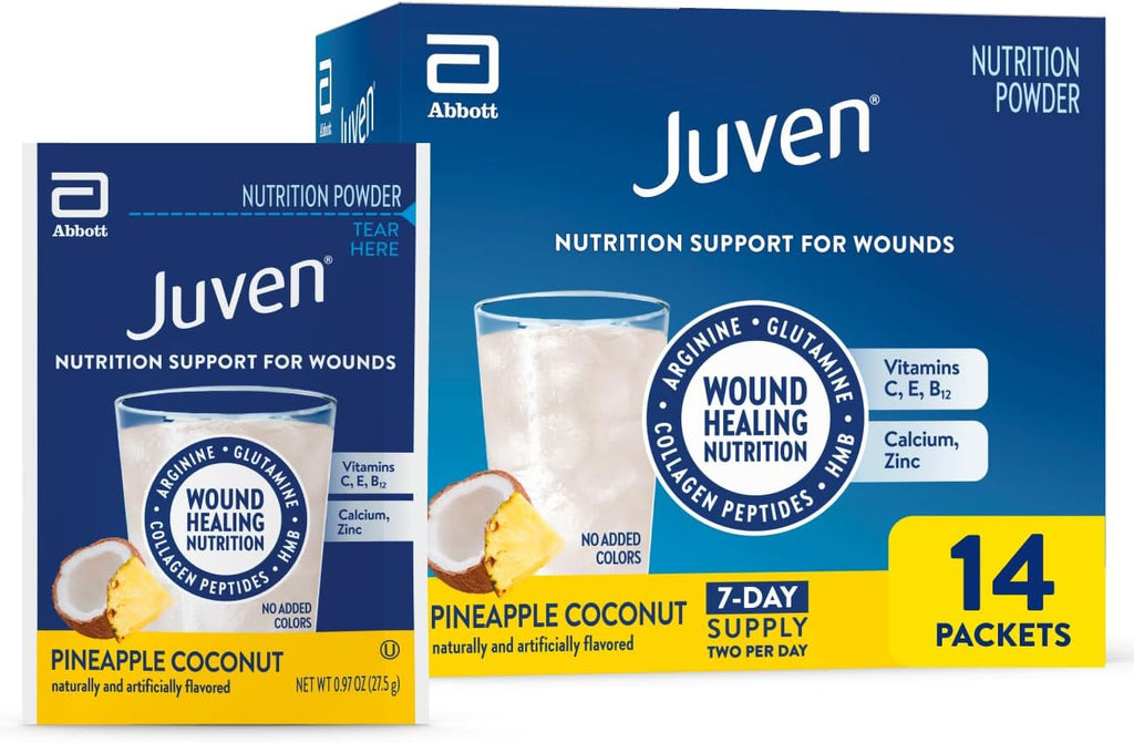 Juven Nutrition Support for Wound Healing, Pineapple Coconut, 14ct