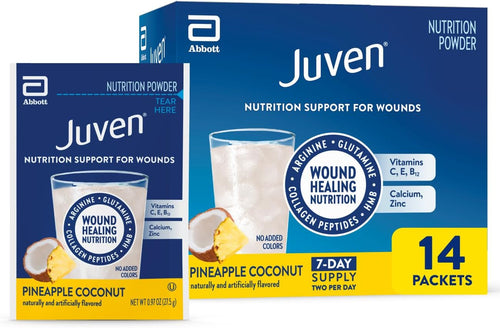Juven Nutrition Support for Wound Healing, Pineapple Coconut, 14ct