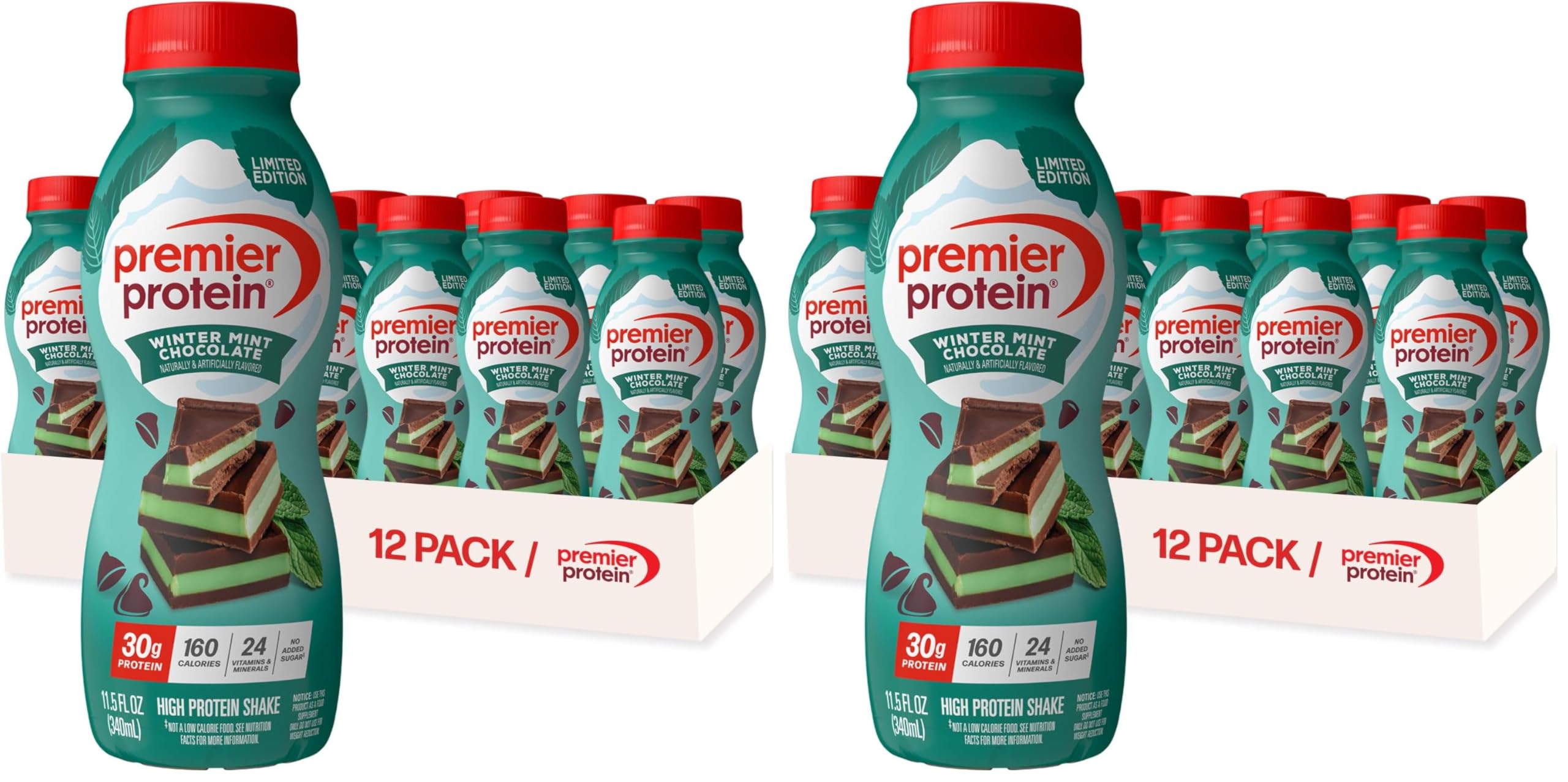 Premier Protein 30g High Protein Shake, Caramel, 12 Pack | 160 Calories, 24 Vitamins & Minerals, No Added Sugar, Supports Muscle Health, Gluten-Free, 11.5 oz